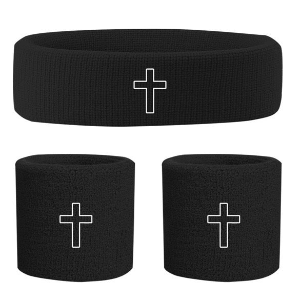 BLACK OUTLINE CROSS
